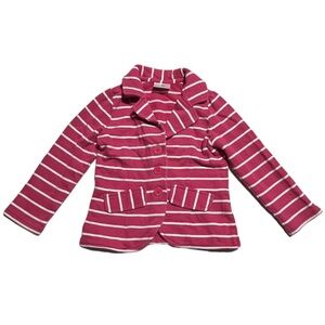 Hanna Andersson 3 button striped jacket 110cm/5 years